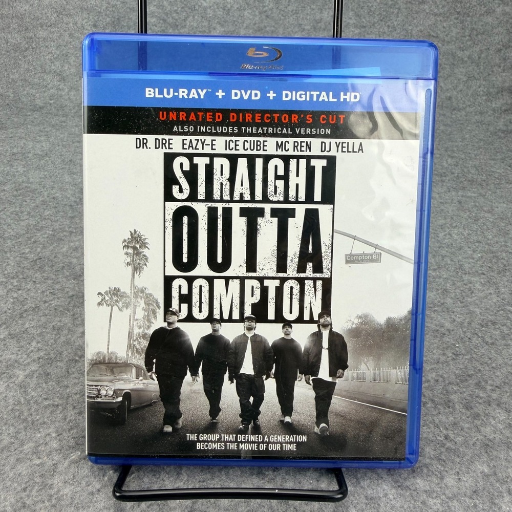 Straight Outta Compton Blu Ray DVD Digital HD Unrated Directors Cut NWA 2015